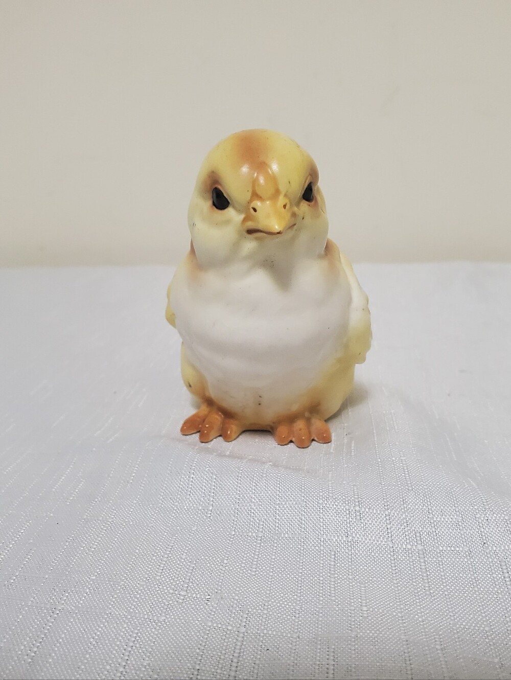 Baby Chick Figurine Spring Chicken Porcelain